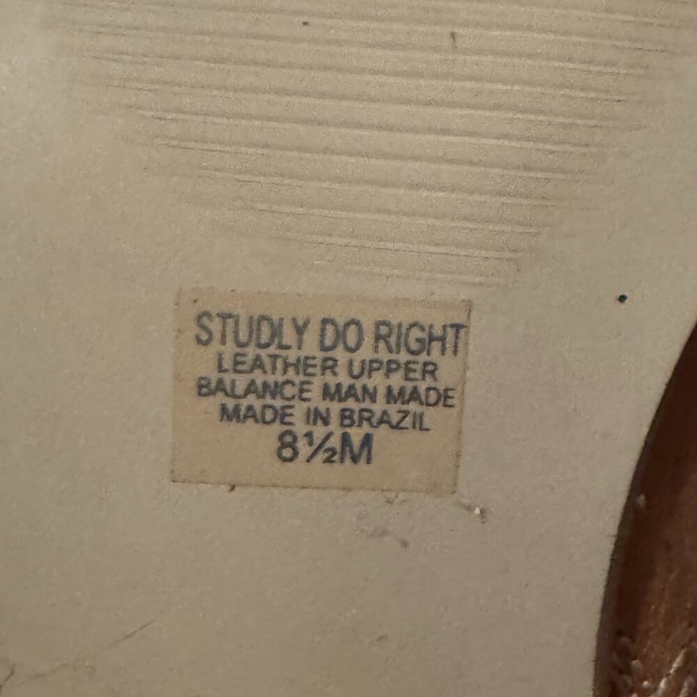 Penny Loves Kenny “Studly Do Right” Ankle Cowboy Boots - Light Brown Leather 8.5 - Picture 7 of 8